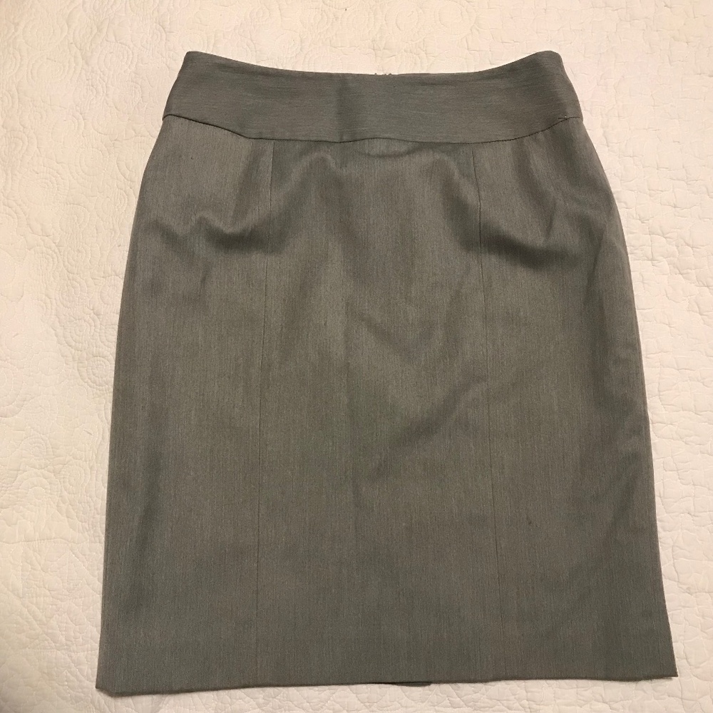 Tailored Anne Klein gray fully lined pencil skirt (4)